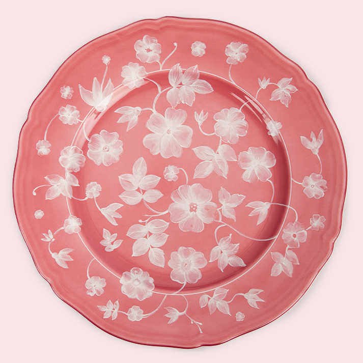 Ginori Floral Dessert Plate