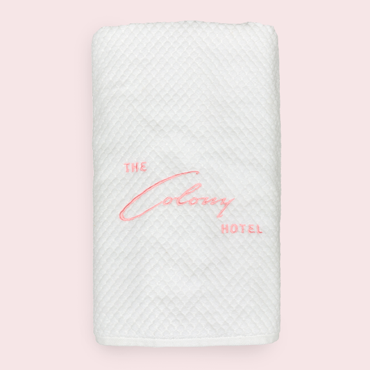 The Colony Hotel Diamond Towel