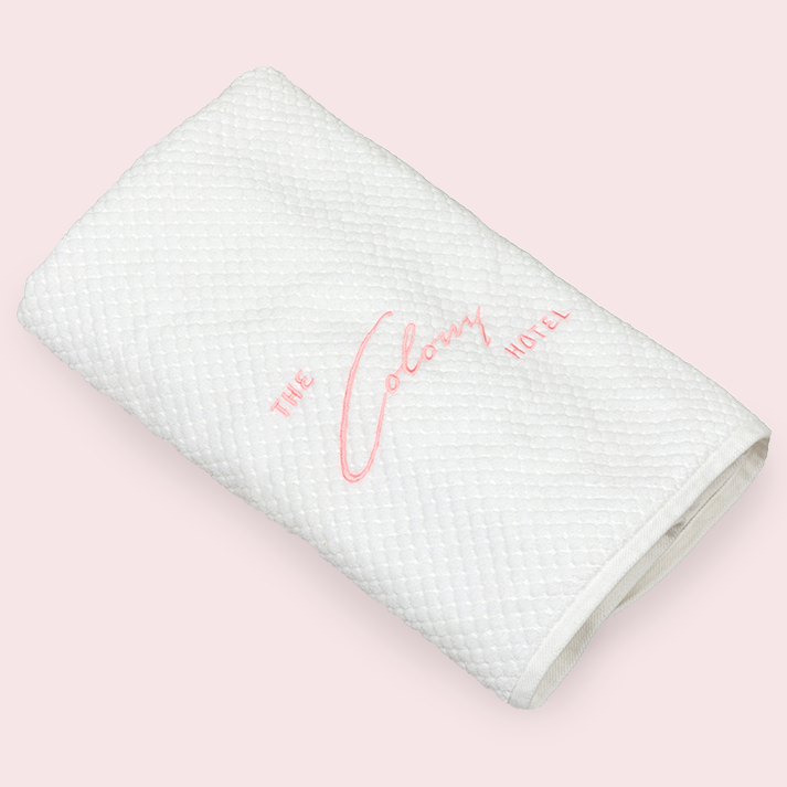 The Colony Hotel Diamond Towel