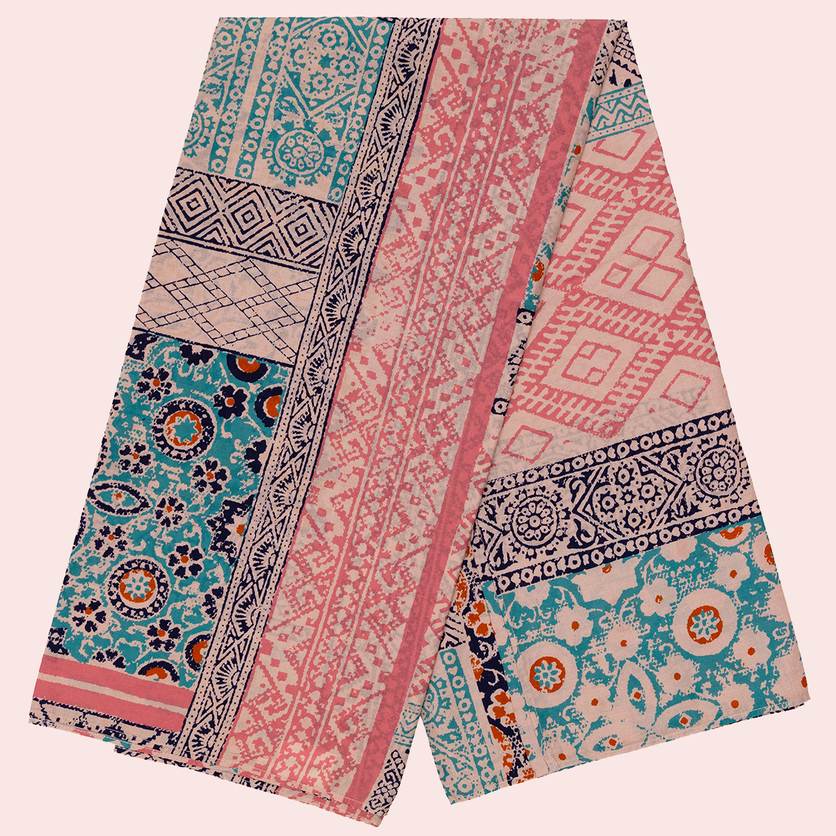 Julia Amory Rose Kilim Patchwork Pareo