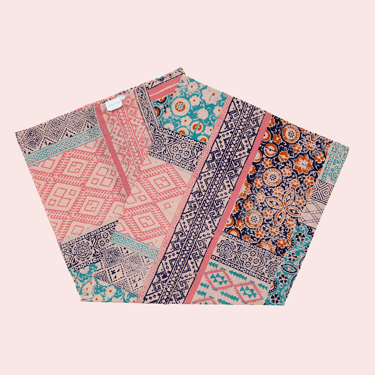 Julia Amory Rose Kilim Patchwork Pareo