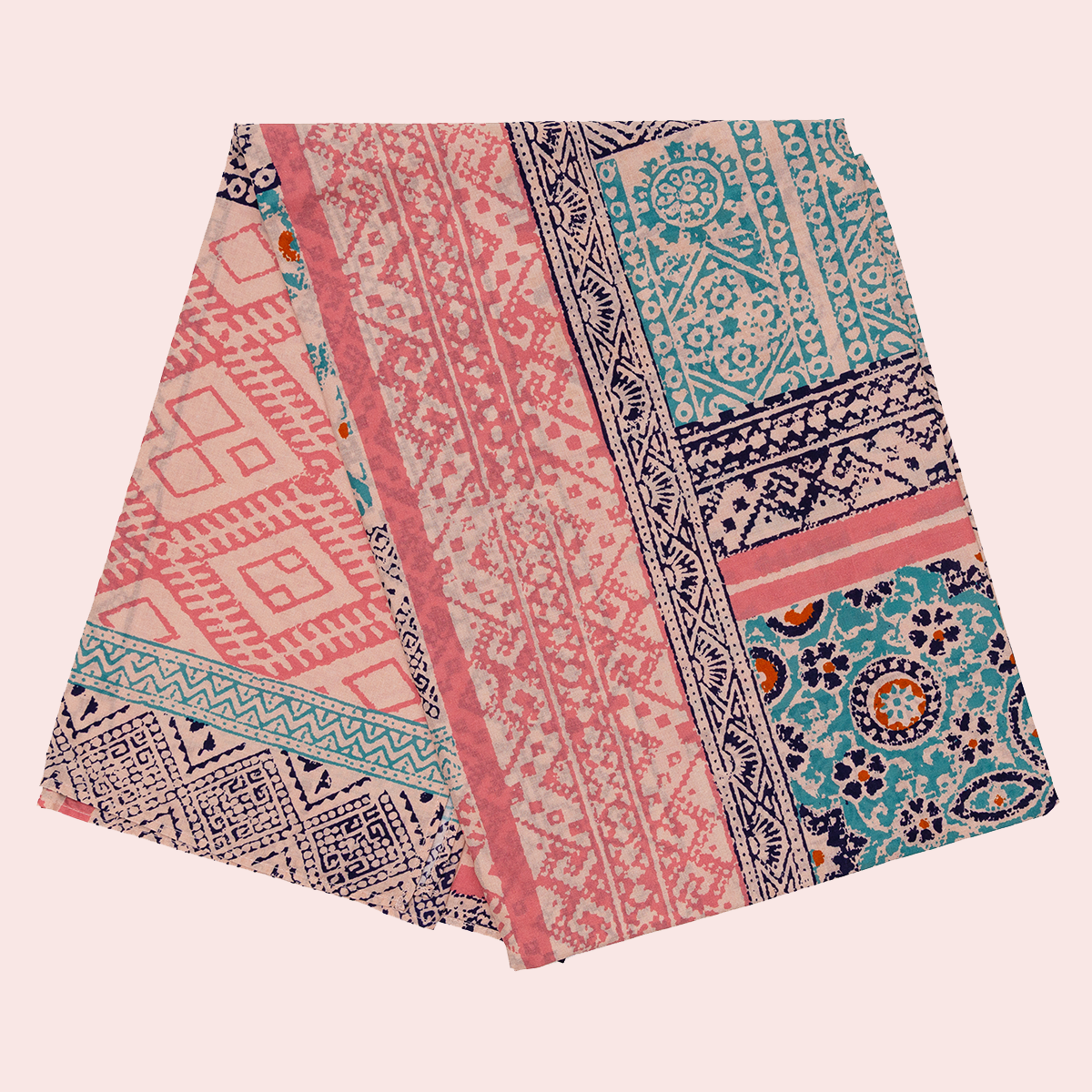Julia Amory Rose Kilim Patchwork Pareo